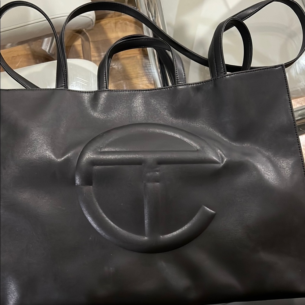 Telfar Black Shopping Bag